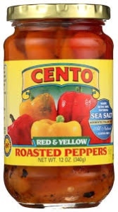 Cento Roasted Peppers in a jar